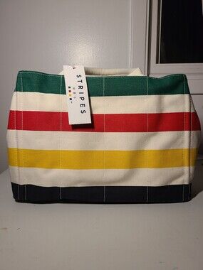 Hudson's Bay Company Iconic Signature Stripes Tote Bag